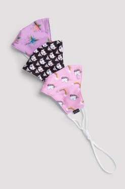 Hot Sale π BLOCHSTORE-US BLOCH B-Safe Childrens Lanyard Print Face Mask 3 Pack π