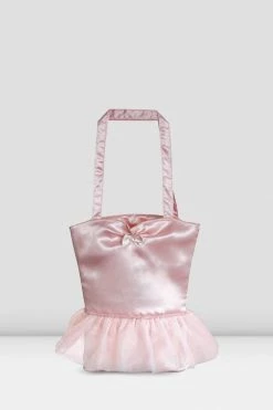 Outlet ✨ BLOCHSTORE-US Tutu Bag 👧 Girls Light Pink Satin ✔️
