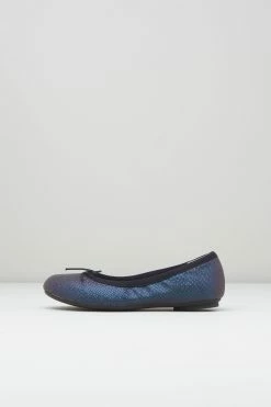 Budget ✔️ BLOCHSTORE-US 👧 Girls Leda Ballet Flats Blue Shimmer ⌛