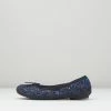 Wholesale 😀 BLOCHSTORE-US 👧 Girls Helia Ballet Flats Blue Black Glitter 🥰