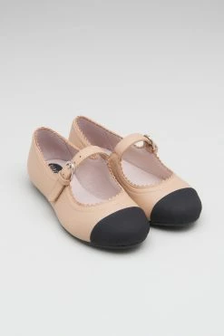 Discount ✨ BLOCHSTORE-US 👧 Girls Cassiopeia Ballet Flats Capuccino Black Leather ✨ -children dance shoes shop BG2061 CAP 2284 d9eb9689 038f 4232 ba52 fea12d6429be