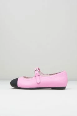 Outlet ⭐ BLOCHSTORE-US 👧 Girls Cassiopeia Ballet Flats Rose Pink Leather 🎁