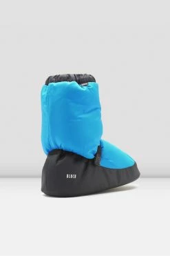 Flash Sale 🧨 BLOCHSTORE-US Childrens Warm Up Booties Fluorescent Blue Nylon 🌟 -children dance shoes shop IM009 RED 04