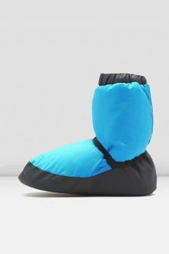 Flash Sale 🧨 BLOCHSTORE-US Childrens Warm Up Booties Fluorescent Blue Nylon 🌟