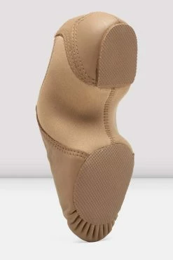 Promo ✨ BLOCHSTORE-US Childrens Spark Leather & Neoprene Jazz 👟 Shoes Tan Leather ⭐ 10 Promo ✨ BLOCHSTORE-US Childrens Spark Leather & Neoprene Jazz 👟 Shoes Tan Leather ⭐ -children dance shoes shop O45WFm4M