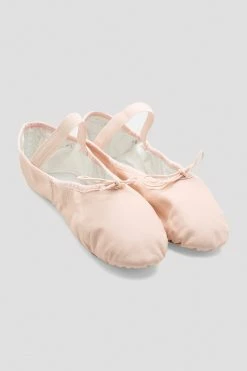 New 🔥 BLOCHSTORE-US Toddler Dansoft Leather Ballet 👟 Shoes Pink Leather 🌟 -children dance shoes shop S0205L PNK 06