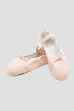New 🔥 BLOCHSTORE-US Toddler Dansoft Leather Ballet 👟 Shoes Pink Leather 🌟 -children dance shoes shop S0205L PNK 07