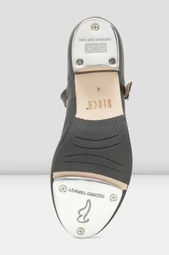 Budget 🎁 BLOCHSTORE-US Childrens Tap-On Leather Tap 👟 Shoes Black Leather 🔔 -children dance shoes shop S0302L BLK 07 6766a87a 8608 4226 ac30 614946cfc453