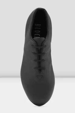 Cheapest 🔔 BLOCHSTORE-US Childrens Tap-Flex Leather Tap 👟 Shoes Black Leather 🧨 -children dance shoes shop S0388L BLK 05