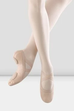 Best Sale ⌛ BLOCHSTORE-US Childrens Synchrony Stretch Canvas Ballet 👟 Shoes Pink Canvas 🌟