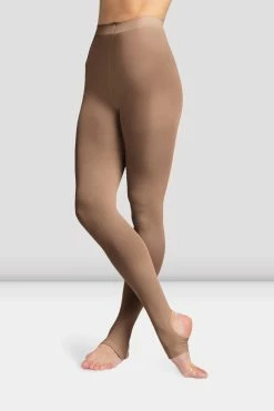 Budget 🎁 BLOCHSTORE-US Ladies Contoursoft Stirrup Tights Tan 💯