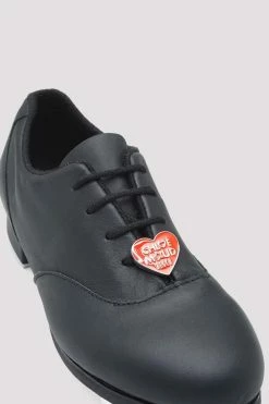 Buy 🎁 BLOCHSTORE-US Childrens Chloe And Maud Tap 👟 Shoes Black Leather 😍 -children dance shoes shop wzutL6tM